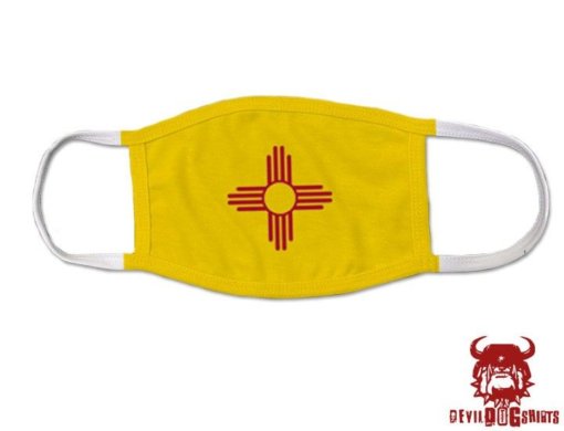 New Mexico US State Flag Covid Mask