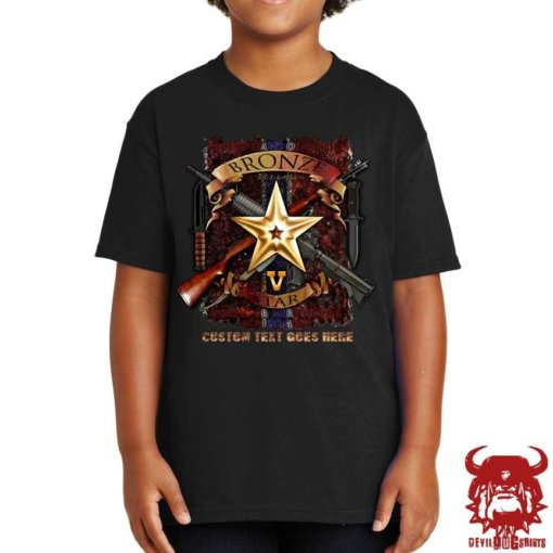 Bronze Star Marine Corps Youth Shirt