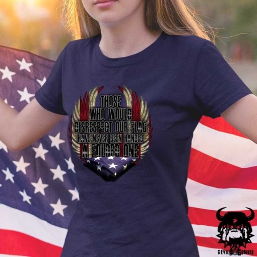 All Those Who Disrespect Our Flag Marine Corps Youth Shirt