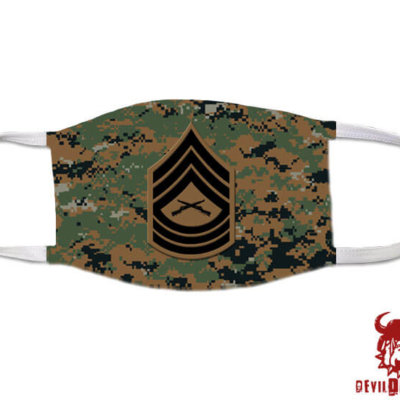 Master Sergeant Marine Corps Rank Covid Mask
