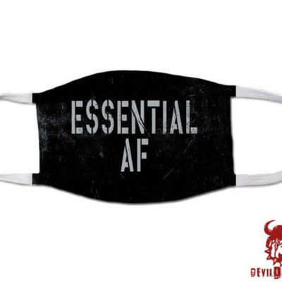 Essential AF As F&ck Marine Corps Covid Mask