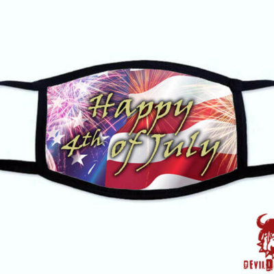Happy 4th Of July USA Marine Corps Covid Mask