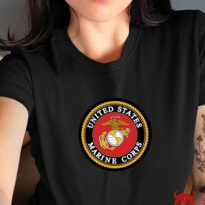 USMC Seal Marine Corps Shirt For Ladies