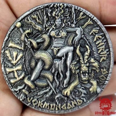 Hel Viking Norse God Ancient Challenge Coin