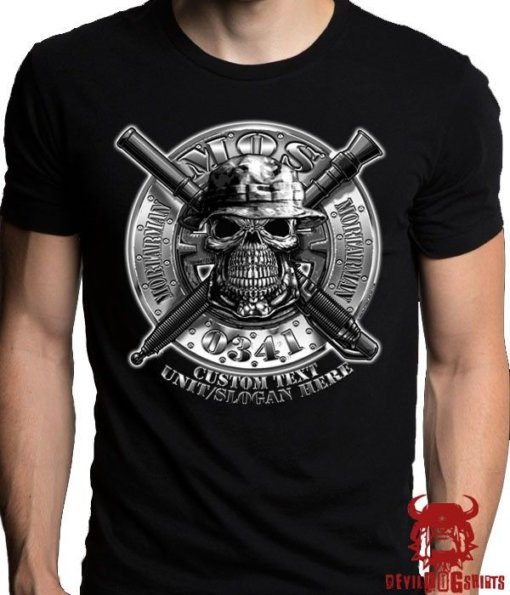 Mortarman 0341 USMC MOS Marine Corps Shirt