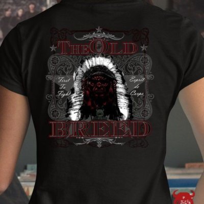 Old Breed Marine Corps Shirt For Ladies