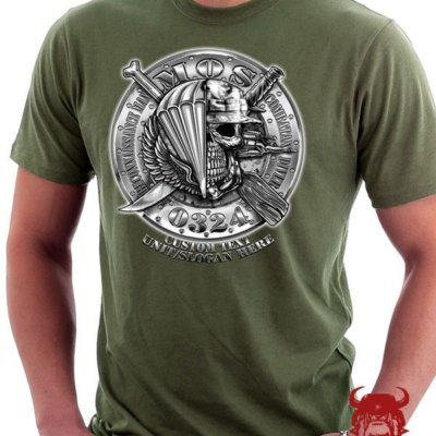 Recon Combative Diver 0324 USMC MOS Marine Corps Shirt