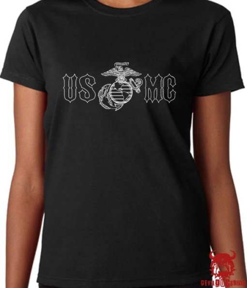 USMC EGA Marine Corps Shirt For Ladies