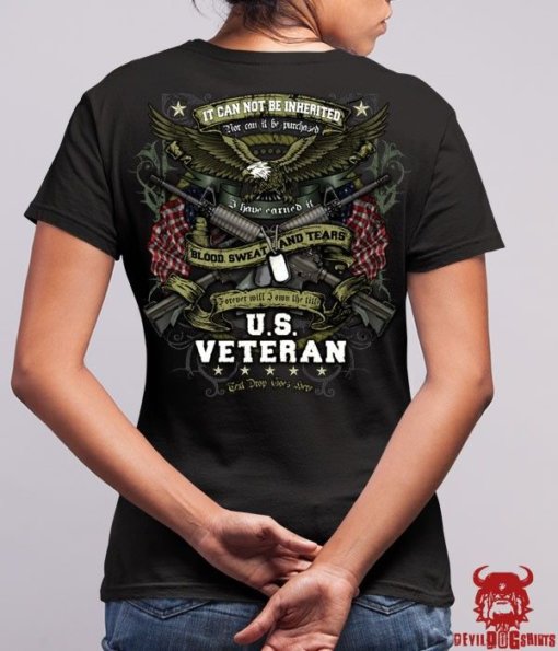 US Veteran Marine Corps Shirt For Ladies