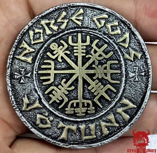 Aegir Viking Norse God Ancient Challenge Coin
