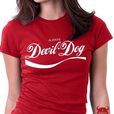 Always Devil Dog Marine Corps Shirt For Ladies