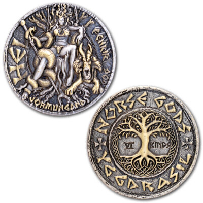 Hel Viking Norse God Ancient Challenge Coin