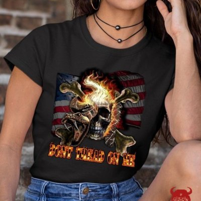 Don't Tread On Me Marine Corps Shirt For Ladies