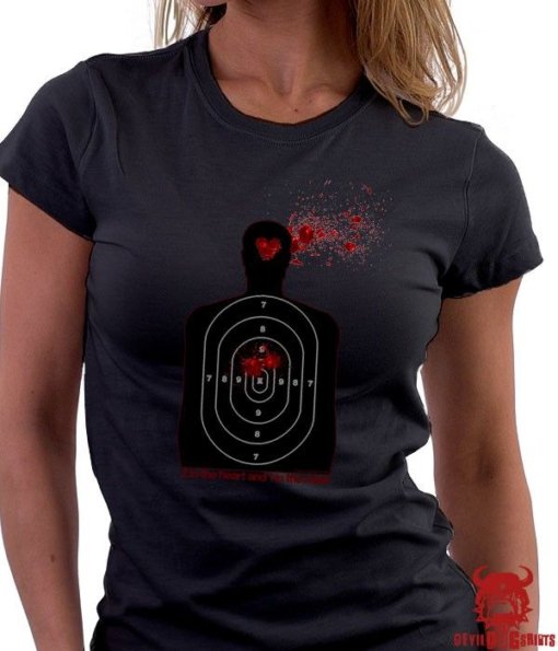 Hearts And Minds Marine Corps Shirt For Ladies