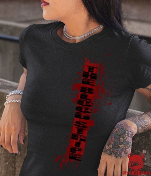 The Blood Stripe Marine Corps Shirt For Ladies