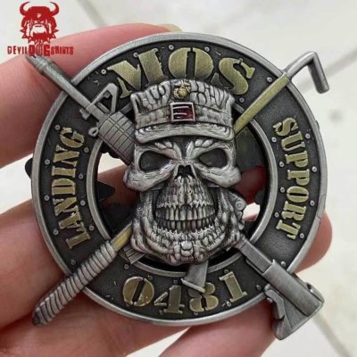Landing Support Specialist 0481 Marine Corps MOS Challenge Coin