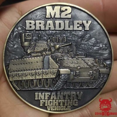 M2 Bradley Devil Dogs of Desert Storm Challenge Coin