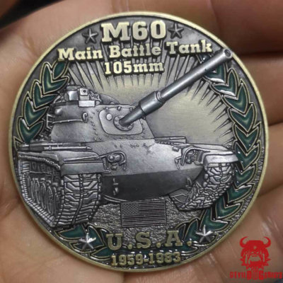 M60 MBT USA Cold War Combatants Challenge Coin