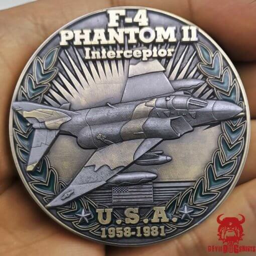 F-4 Phantom II USA Cold War Combatants Challenge Coin
