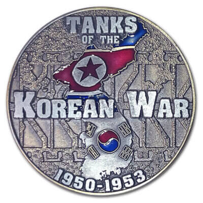 Tanks of the Korean War Challenge Coins