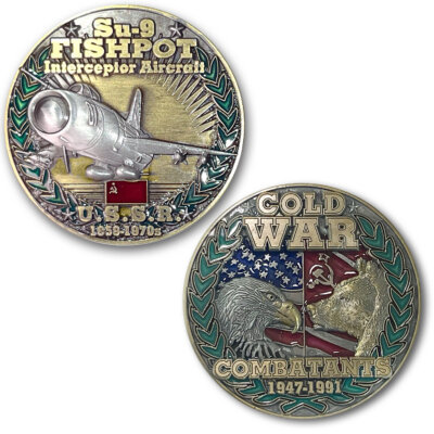 Sukhoi Su-9 USSR Cold War Combatants Challenge Coin