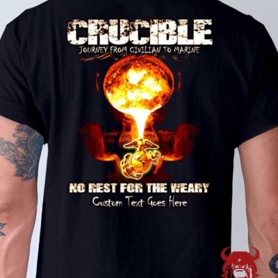 Crucible No Rest For The Weary Marine Corps Shirt