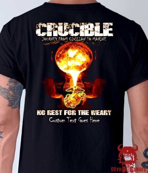 Crucible No Rest For The Weary Marine Corps Shirt