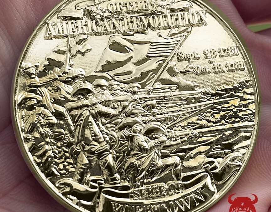 Siege Of Yorktown Battles of the American Revolution Gold Clad Coin