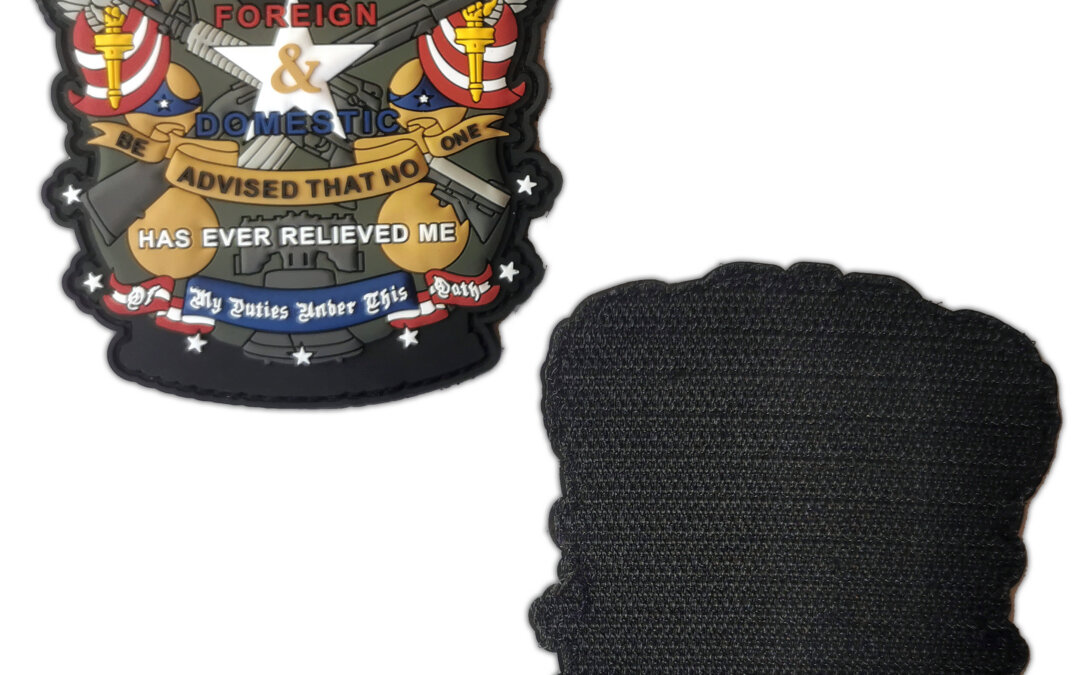 Oath To The US Constitution Patriotic Morale PVC Patch