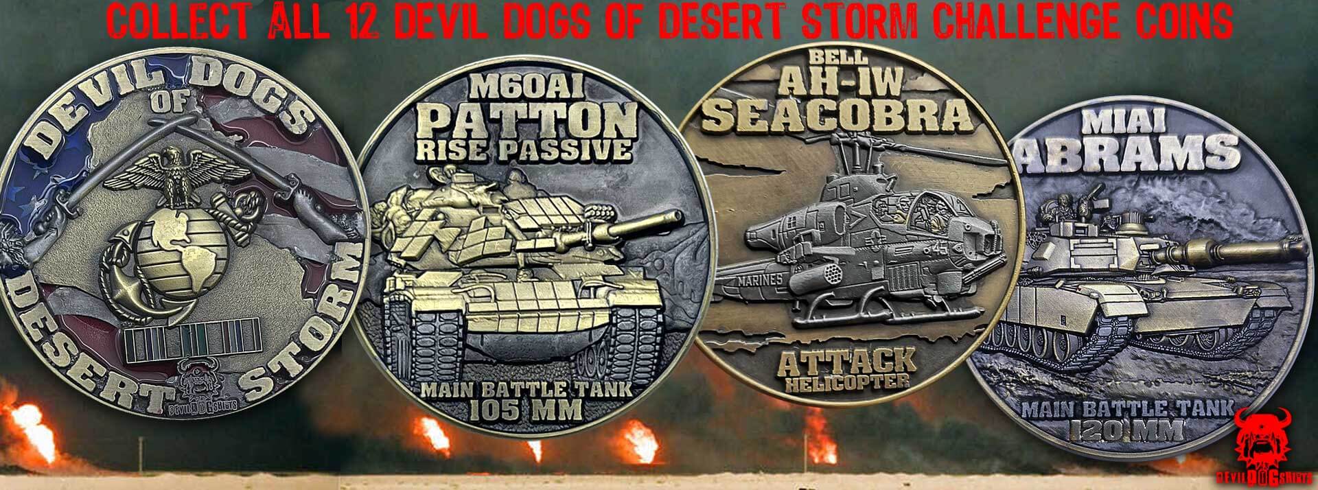 Devil Dogs of Desert Storm Coins