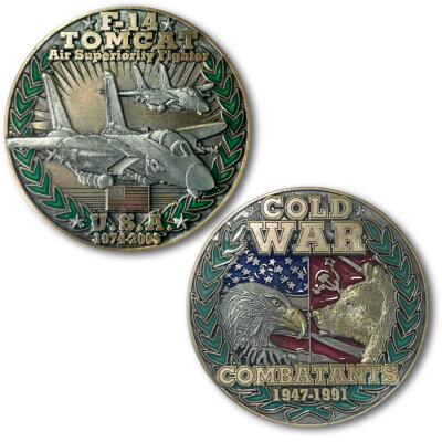 F-14 Tomcat USA Cold War Combatants Challenge Coin