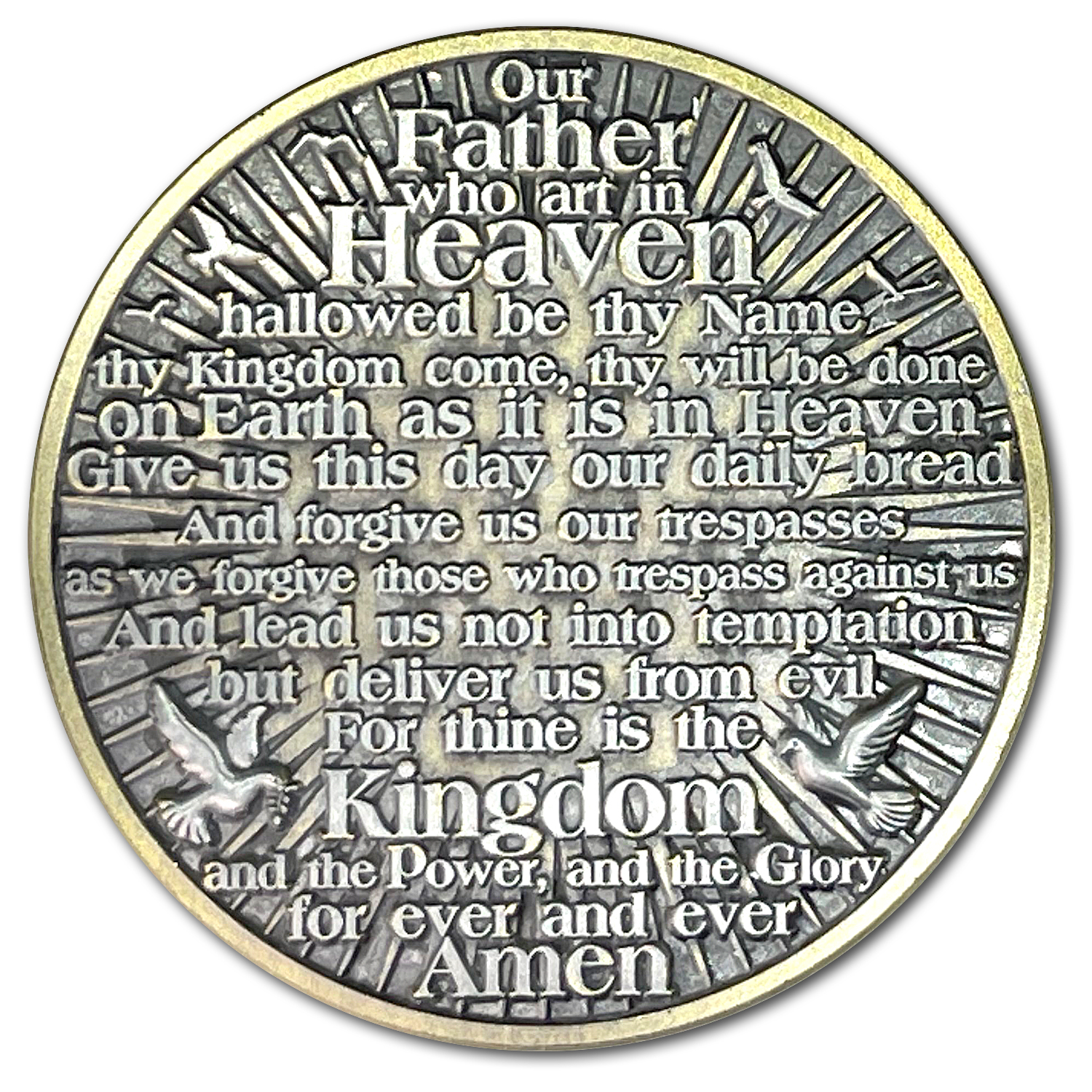 Lord’s Prayer 6:19-13 Mathew 6:19-13 Gospel Biblical Coin