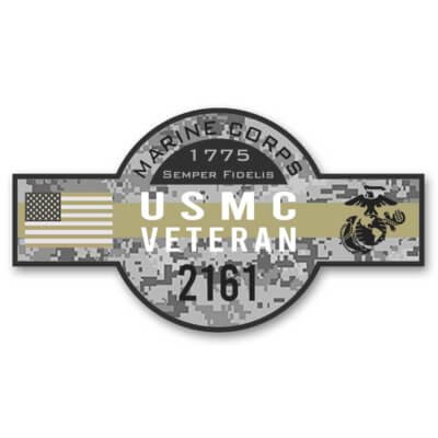 USMC MOS 2161 OIF OEF Veteran Marine Corps Decals