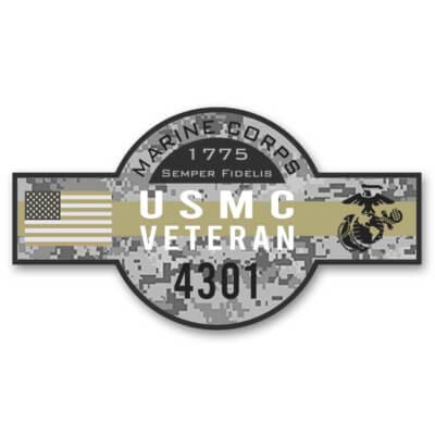 USMC MOS OIF OEF Marine Corps Decals
