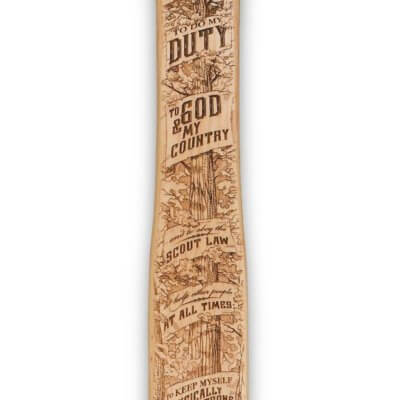USMC Scout Oath Custom Wood Sword