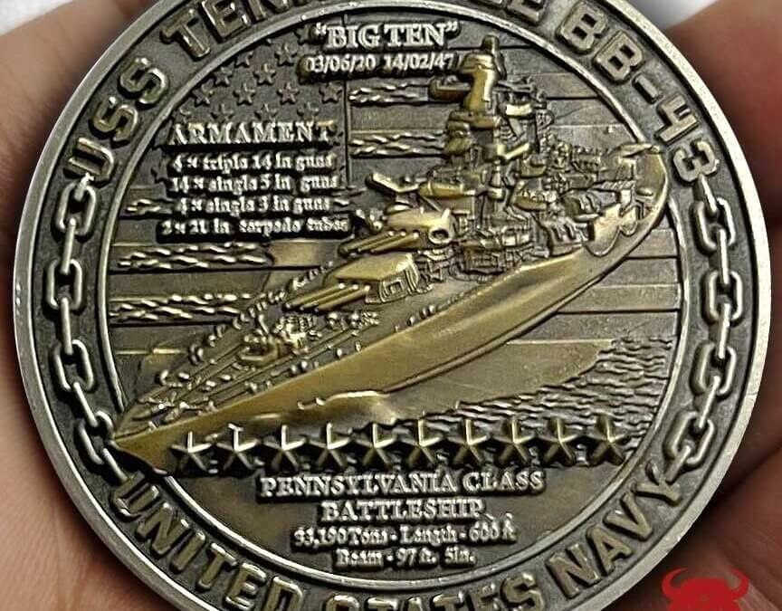USS Tennessee Battleships Of Pearl Harbor 80th Anniversary Coin