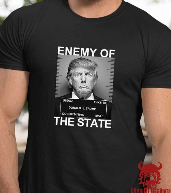 Trump – Enemy of the State Mug Shot Shirt