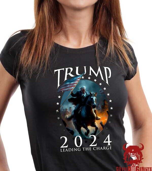 Trump For President 2024 Shirt For Ladies