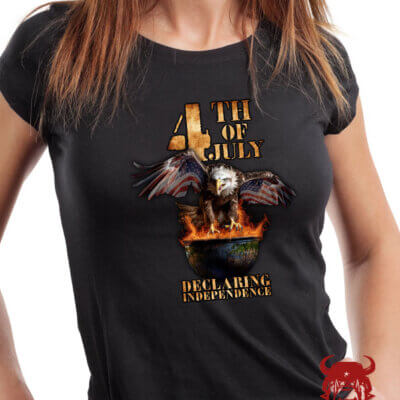 4th Of July Declaration Of Independence Ladies Shirt