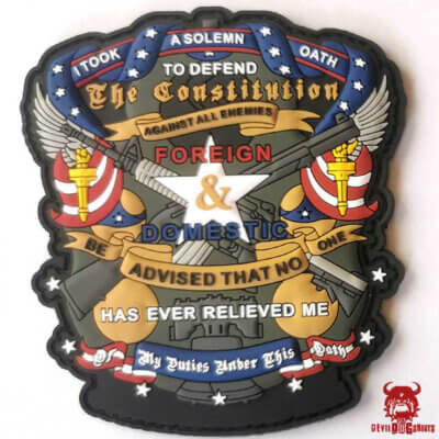 Military Morale PVC Patches