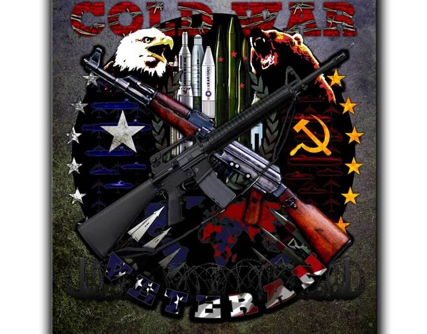 Cold War Veteran Devil Dog Military Custom 12 x 15 Vintage Sign