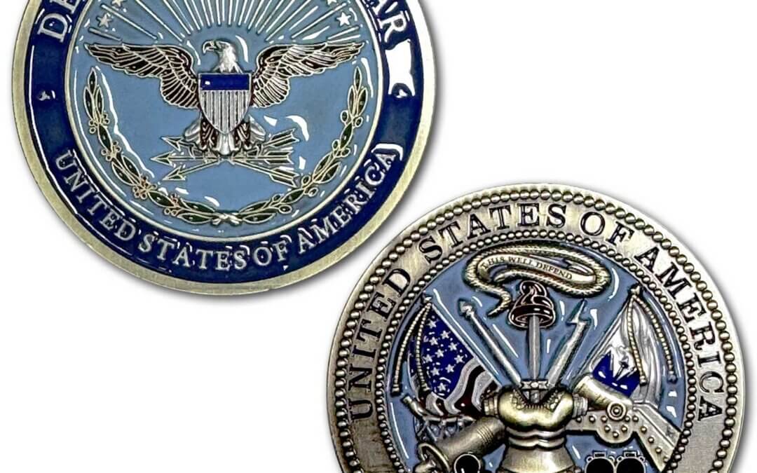 Department of War Classic and 2025 Veteran Flip Collectible Challenge Coin